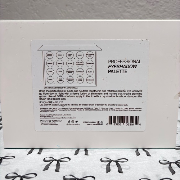 ✨ OFRA — PRO Palette (Professional Eyeshadow Palette) — 20 pans - Picture 4 of 7